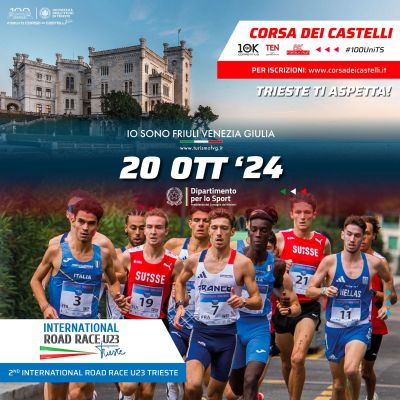  #100UniTS Corsa dei Castelli: già il 70% di iscritti in più 