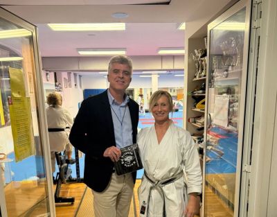 L'assessore Maurizio De Blasio gradito ospite alla Karate Do Trieste